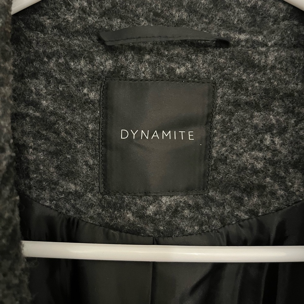 Dynamite Gray Pea Coat - Picture 3 of 5